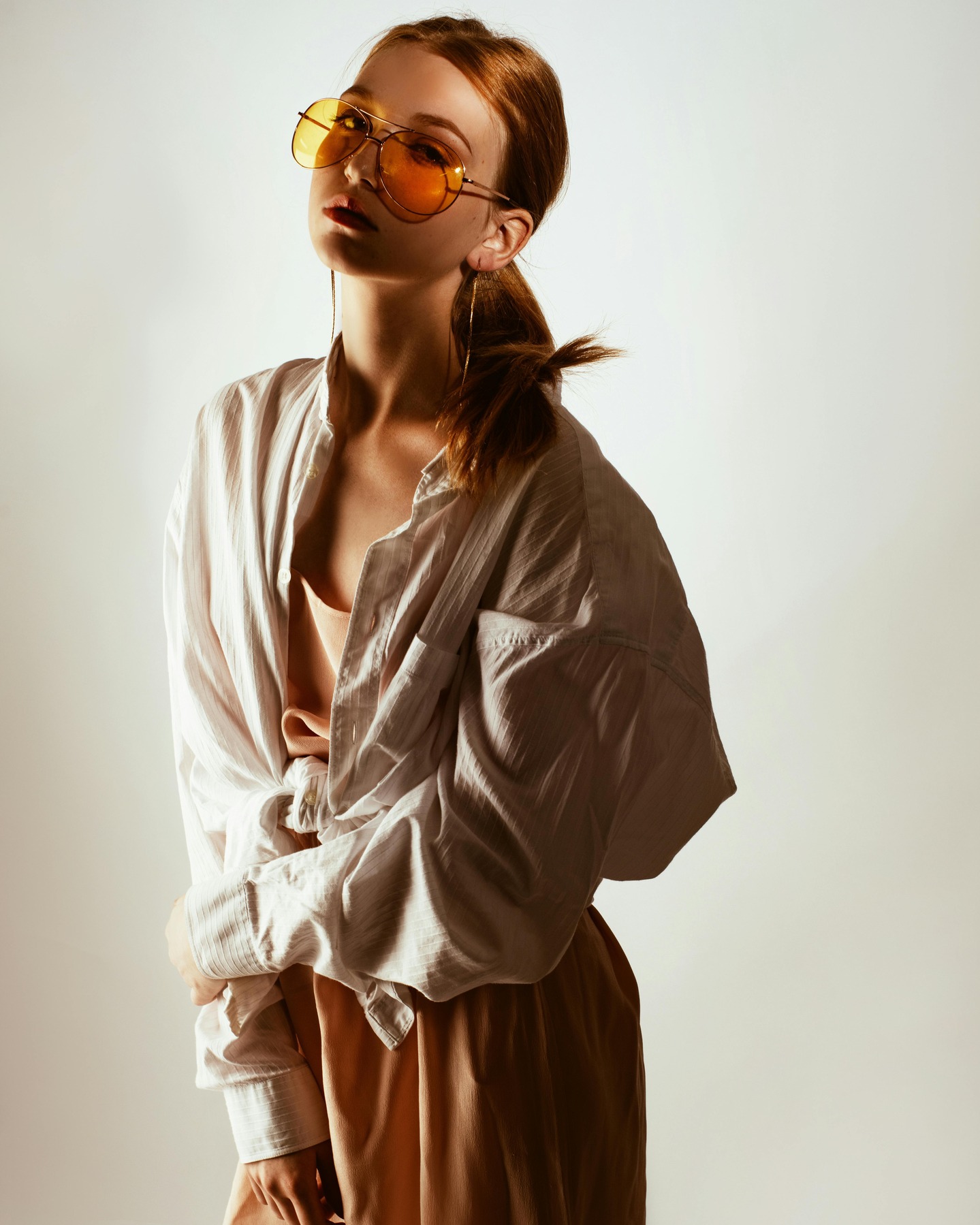 Effortlessly chic  When in doubt, layer up and throw on some tinted shades  #Sty...